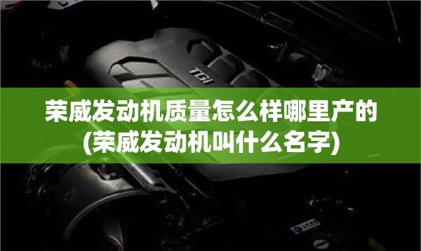 荣威发动机质量怎么样哪里产的(荣威发动机叫什么名字) 荣威发动机质量怎么样哪里产的(荣威发动机叫什么名字)