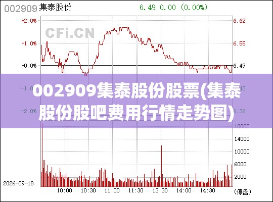 002909集泰股份股票(集泰股份股吧费用行情走势图)