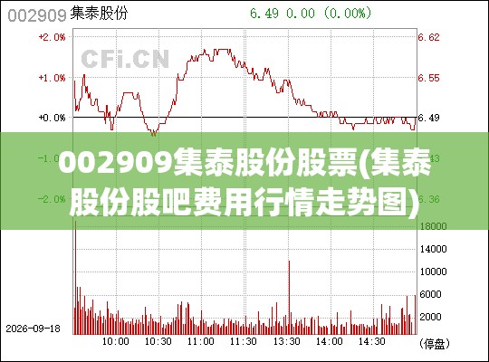 002909集泰股份股票(集泰股份股吧费用行情走势图)