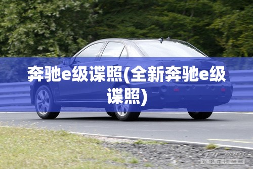 奔驰e级谍照(全新奔驰e级谍照) 奔驰e级谍照(全新奔驰e级谍照)