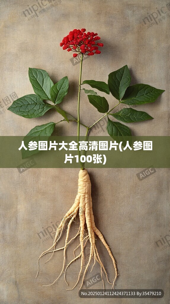 人参图片大全高清图片(人参图片100张)