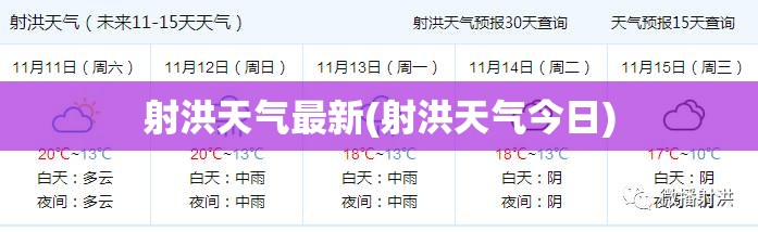 射洪天气最新(射洪天气今日) 射洪天气最新(射洪天气今日)