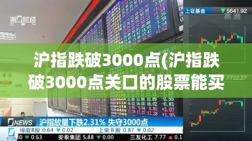 沪指跌破3000点(沪指跌破3000点关口的股票能买吗) 沪指跌破3000点(沪指跌破3000点关口的股票能买吗)