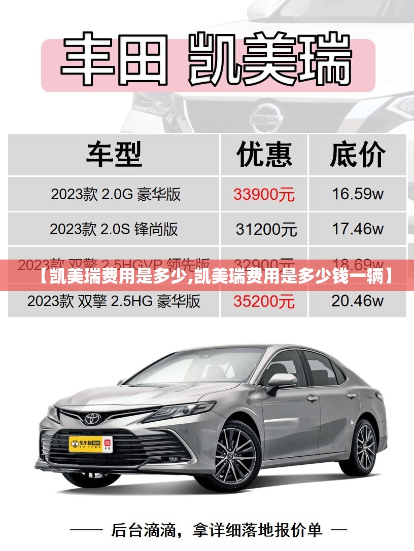 【凯美瑞费用是多少,凯美瑞费用是多少钱一辆】 【凯美瑞费用是多少,凯美瑞费用是多少钱一辆】