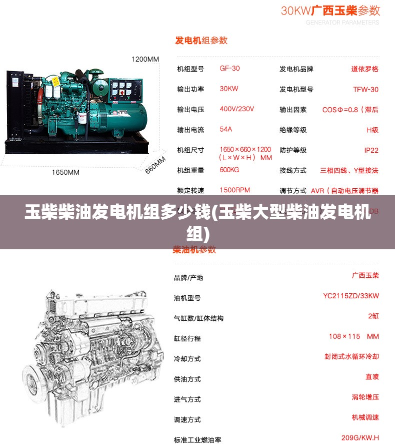 玉柴柴油发电机组多少钱(玉柴大型柴油发电机组) 玉柴柴油发电机组多少钱(玉柴大型柴油发电机组)