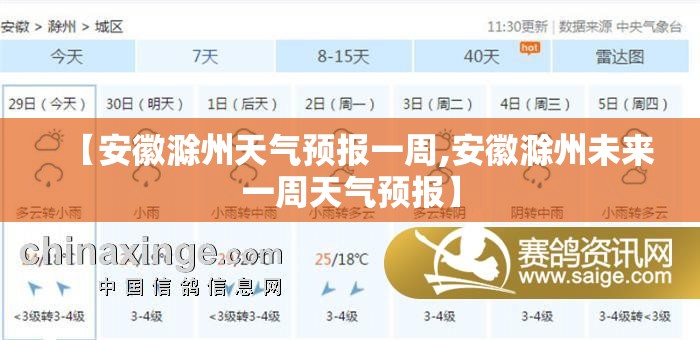 【安徽滁州天气预报一周,安徽滁州未来一周天气预报】 【安徽滁州天气预报一周,安徽滁州未来一周天气预报】