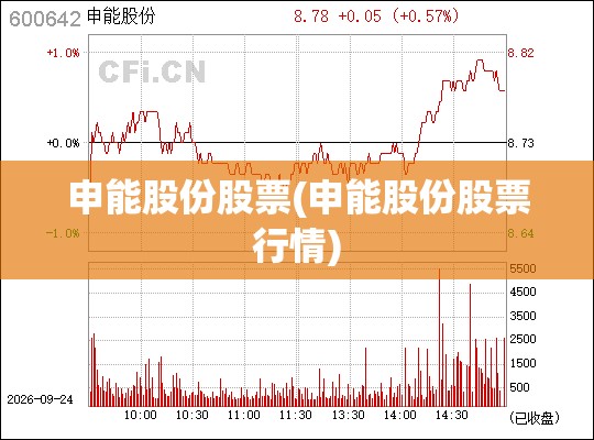 申能股份股票(申能股份股票行情) 申能股份股票(申能股份股票行情)