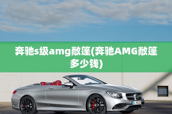 奔驰s级amg敞篷(奔驰AMG敞篷多少钱) 奔驰s级amg敞篷(奔驰AMG敞篷多少钱)