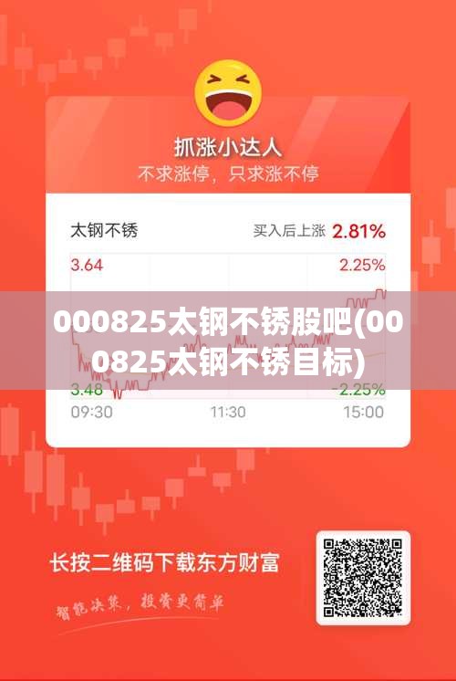 000825太钢不锈股吧(000825太钢不锈目标) 000825太钢不锈股吧(000825太钢不锈目标)