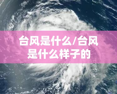 台风是什么/台风是什么样子的 台风是什么/台风是什么样子的