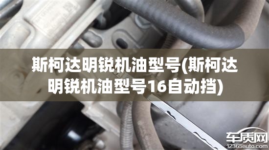 斯柯达明锐机油型号(斯柯达明锐机油型号16自动挡) 斯柯达明锐机油型号(斯柯达明锐机油型号16自动挡)