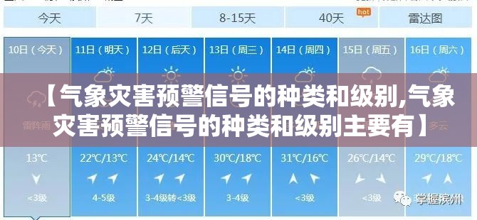 【气象灾害预警信号的种类和级别,气象灾害预警信号的种类和级别主要有】 【气象灾害预警信号的种类和级别,气象灾害预警信号的种类和级别主要有】