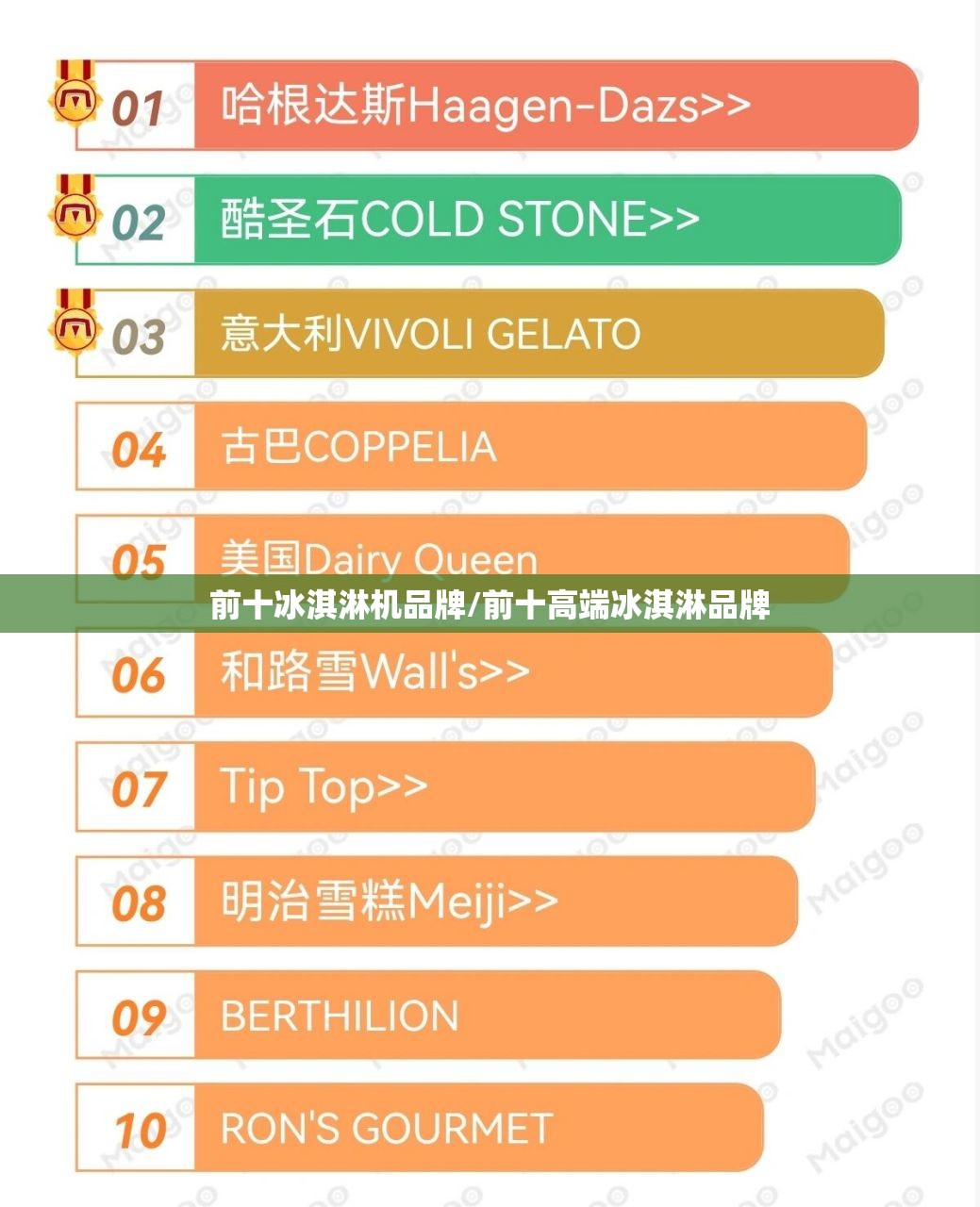 前十冰淇淋机品牌/前十高端冰淇淋品牌 前十冰淇淋机品牌/前十高端冰淇淋品牌