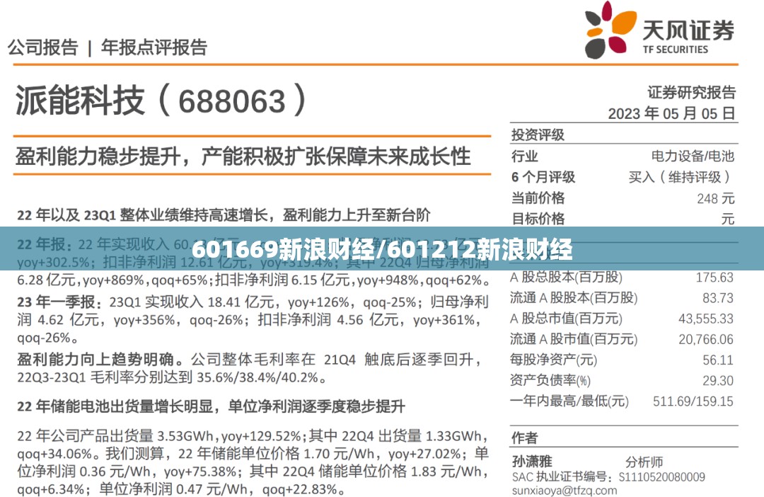 601669新浪财经/601212新浪财经 601669新浪财经/601212新浪财经