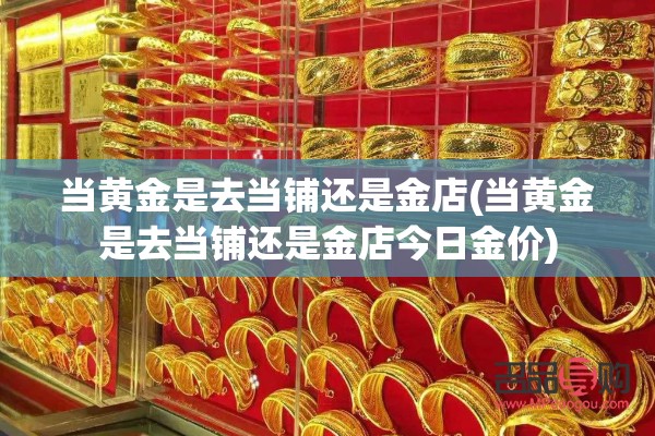 当黄金是去当铺还是金店(当黄金是去当铺还是金店今日金价)