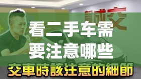 看二手车需要注意哪些细节(看二手车主要看哪几个方面)