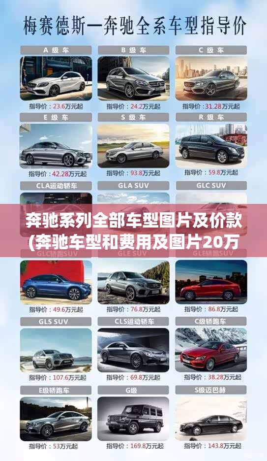 奔驰系列全部车型图片及价款(奔驰车型和费用及图片20万) 奔驰系列全部车型图片及价款(奔驰车型和费用及图片20万)