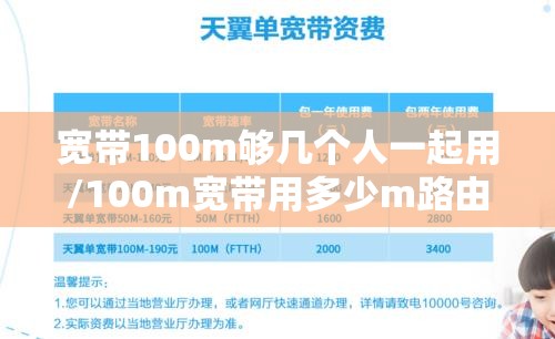 宽带100m够几个人一起用/100m宽带用多少m路由器 宽带100m够几个人一起用/100m宽带用多少m路由器