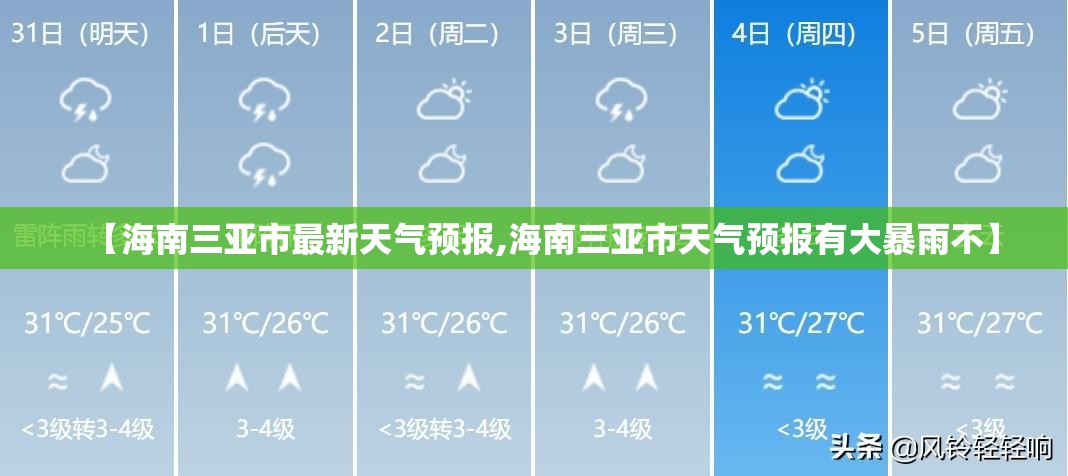 【海南三亚市最新天气预报,海南三亚市天气预报有大暴雨不】 【海南三亚市最新天气预报,海南三亚市天气预报有大暴雨不】