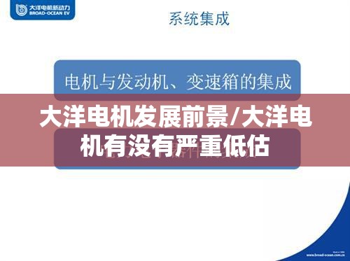 大洋电机发展前景/大洋电机有没有严重低估 大洋电机发展前景/大洋电机有没有严重低估