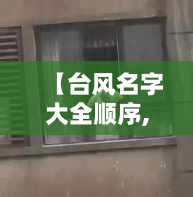 【台风名字大全顺序,台风取名顺序】
