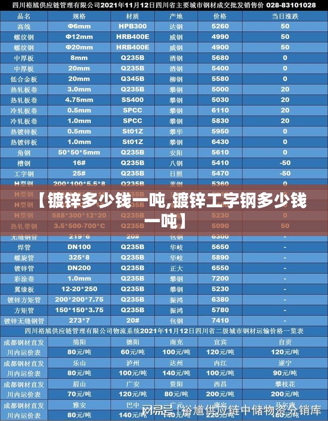 【镀锌多少钱一吨,镀锌工字钢多少钱一吨】 【镀锌多少钱一吨,镀锌工字钢多少钱一吨】