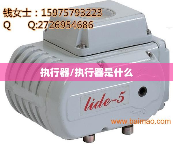 执行器/执行器是什么 执行器/执行器是什么