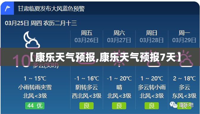 【康乐天气预报,康乐天气预报7天】 【康乐天气预报,康乐天气预报7天】
