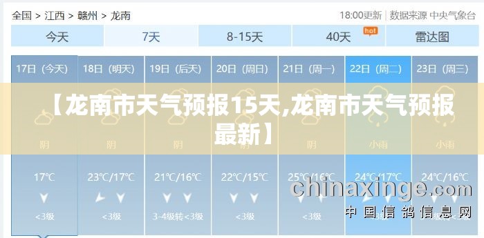 【龙南市天气预报15天,龙南市天气预报最新】 【龙南市天气预报15天,龙南市天气预报最新】
