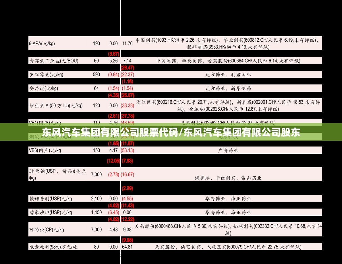东风汽车集团有限公司股票代码/东风汽车集团有限公司股东 东风汽车集团有限公司股票代码/东风汽车集团有限公司股东