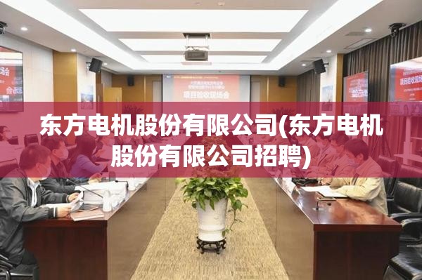东方电机股份有限公司(东方电机股份有限公司招聘)