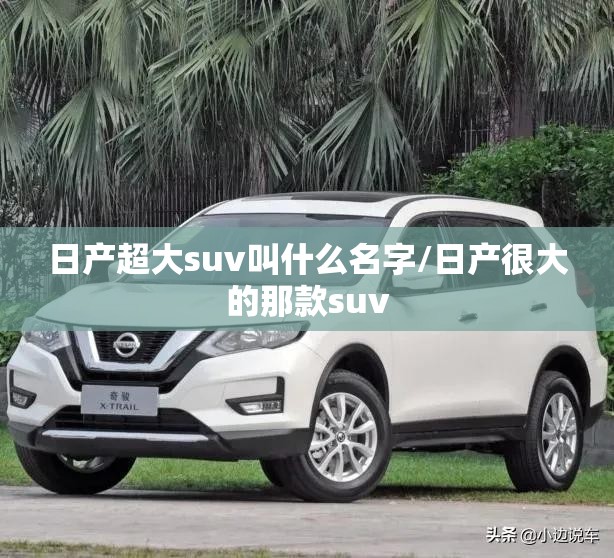 日产超大suv叫什么名字/日产很大的那款suv