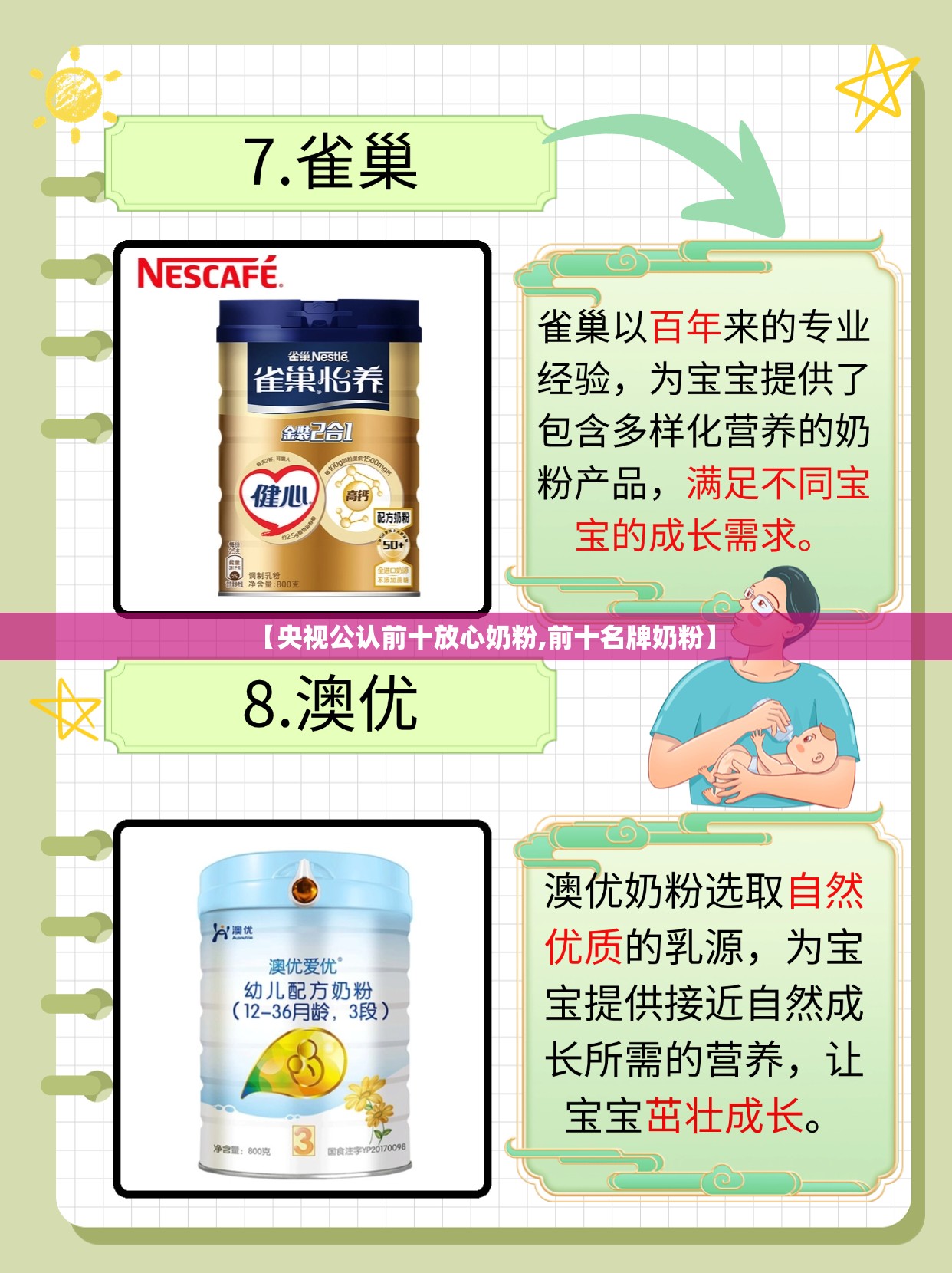 【央视公认前十放心奶粉,前十名牌奶粉】 【央视公认前十放心奶粉,前十名牌奶粉】