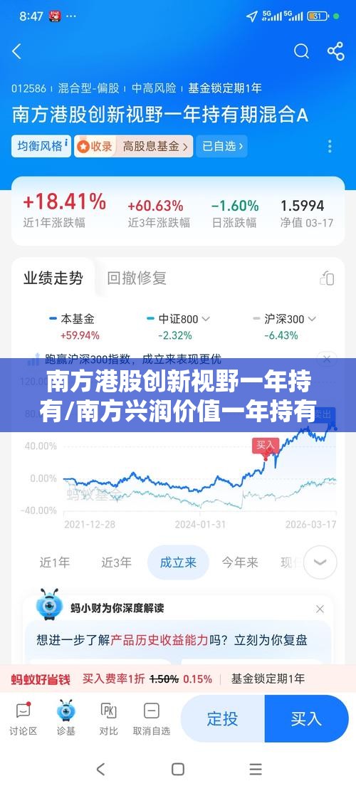 南方港股创新视野一年持有/南方兴润价值一年持有混合c 南方港股创新视野一年持有/南方兴润价值一年持有混合c