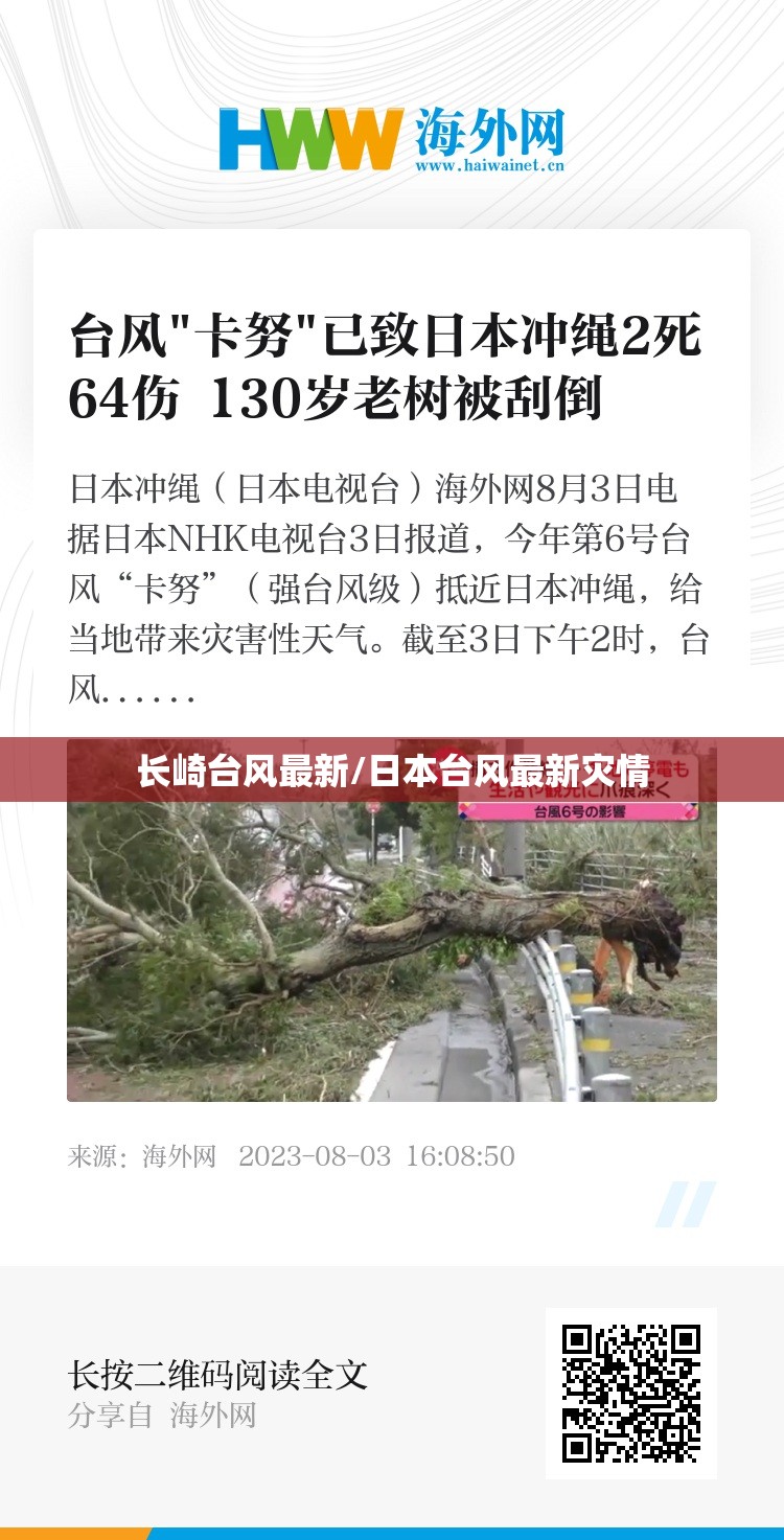 长崎台风最新/日本台风最新灾情 长崎台风最新/日本台风最新灾情