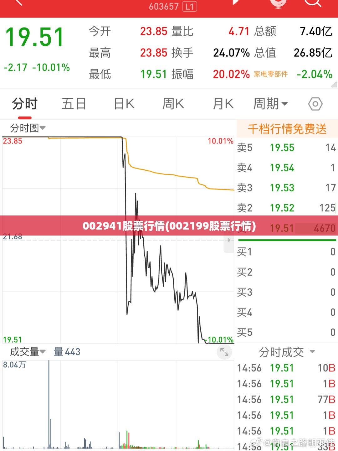 002941股票行情(002199股票行情)