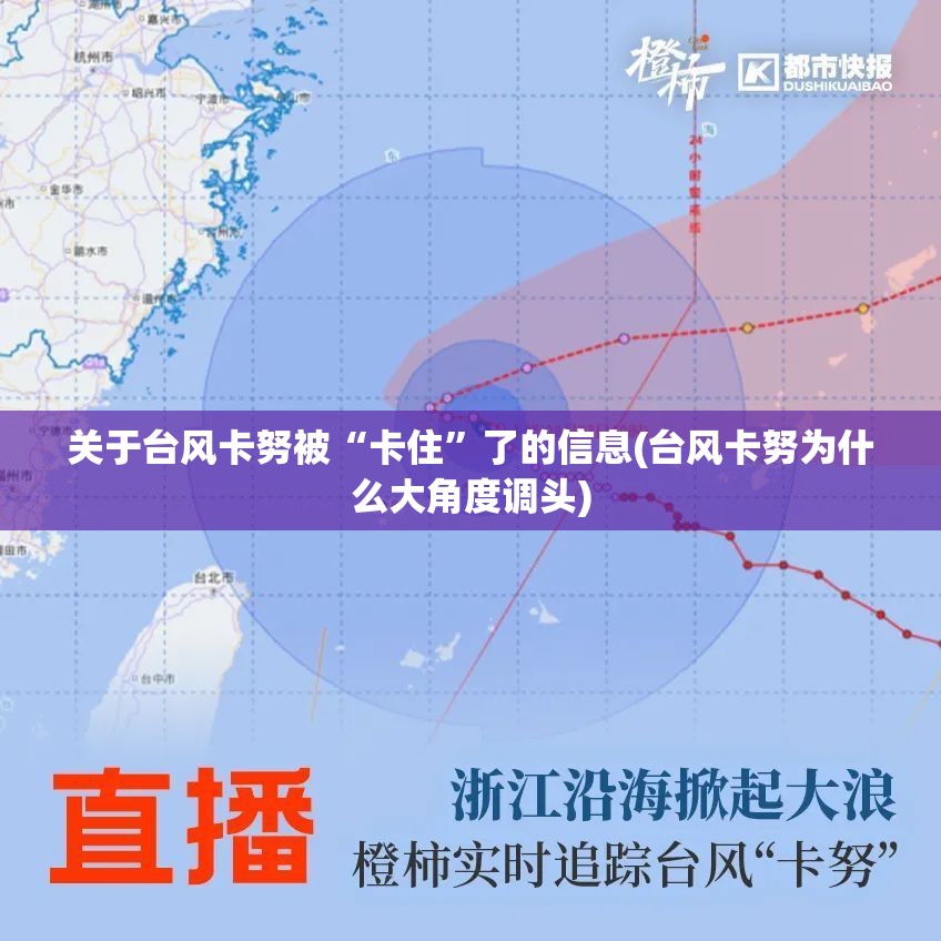关于台风卡努被“卡住”了的信息(台风卡努为什么大角度调头)