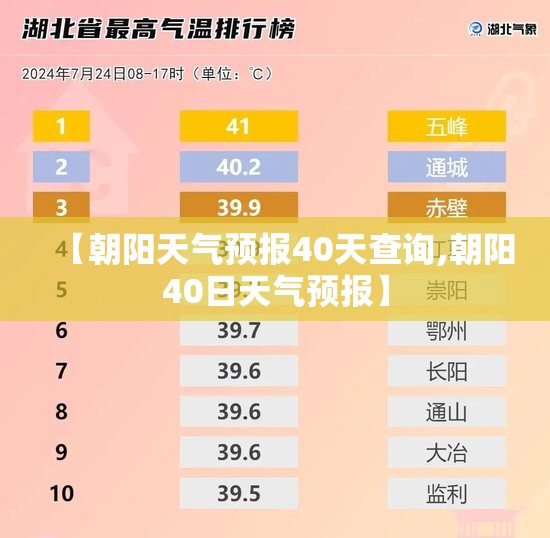 【朝阳天气预报40天查询,朝阳40日天气预报】 【朝阳天气预报40天查询,朝阳40日天气预报】