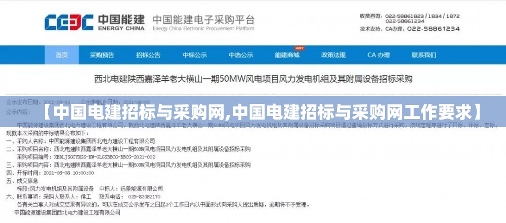 【中国电建招标与采购网,中国电建招标与采购网工作要求】