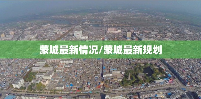 蒙城最新情况/蒙城最新规划 蒙城最新情况/蒙城最新规划