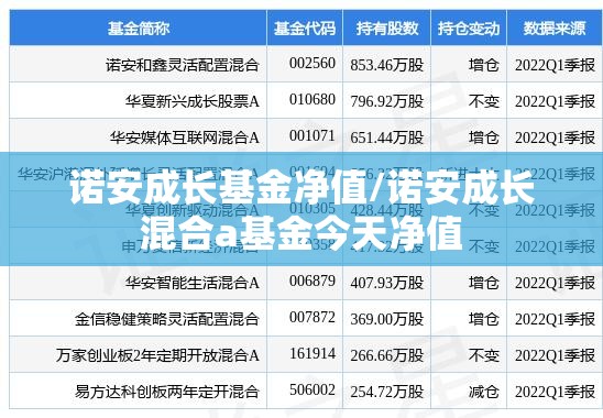 诺安成长基金净值/诺安成长混合a基金今天净值 诺安成长基金净值/诺安成长混合a基金今天净值