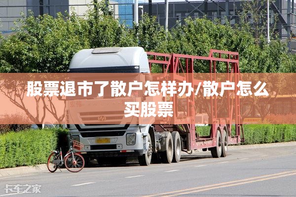 股票退市了散户怎样办/散户怎么买股票