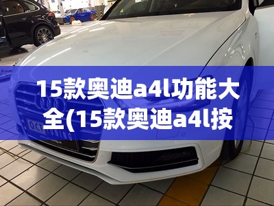 15款奥迪a4l功能大全(15款奥迪a4l按键说明) 15款奥迪a4l功能大全(15款奥迪a4l按键说明)