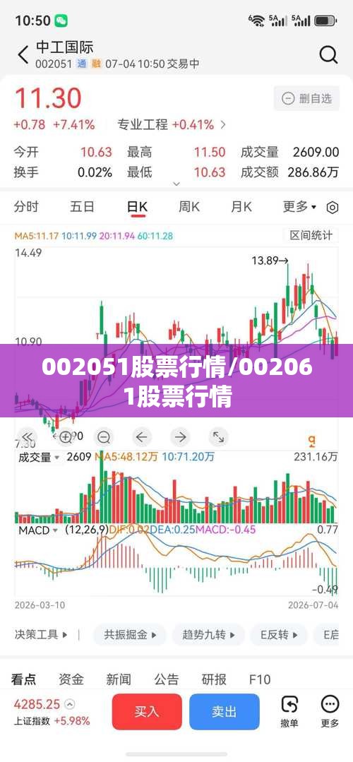 002051股票行情/002061股票行情