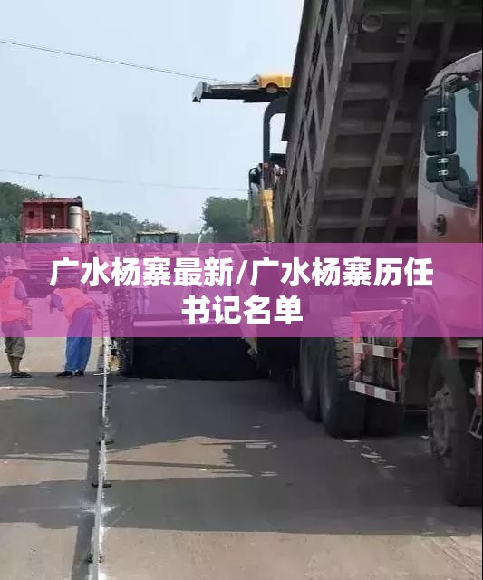 广水杨寨最新/广水杨寨历任书记名单 广水杨寨最新/广水杨寨历任书记名单