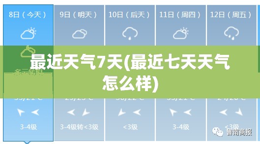 最近天气7天(最近七天天气怎么样) 最近天气7天(最近七天天气怎么样)