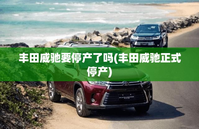丰田威驰要停产了吗(丰田威驰正式停产)