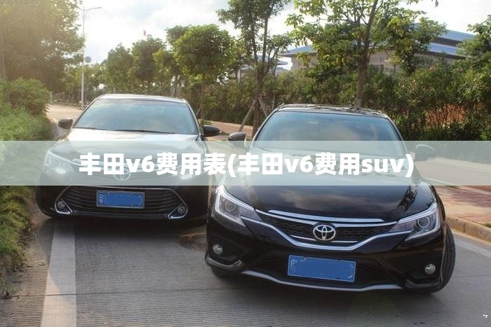 丰田v6费用表(丰田v6费用suv) 丰田v6费用表(丰田v6费用suv)