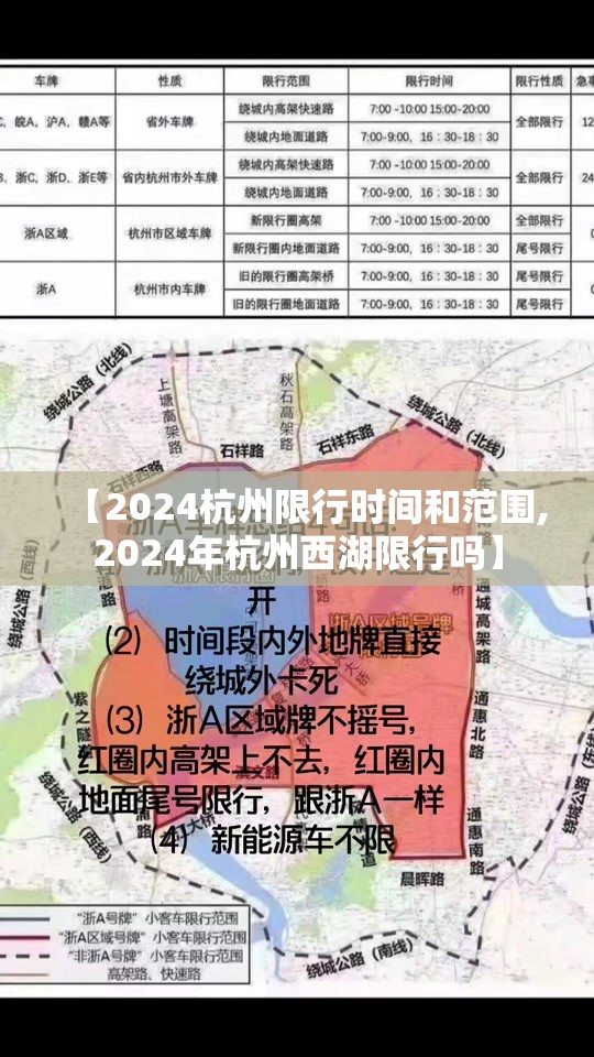 【2024杭州限行时间和范围,2024年杭州西湖限行吗】 【2024杭州限行时间和范围,2024年杭州西湖限行吗】