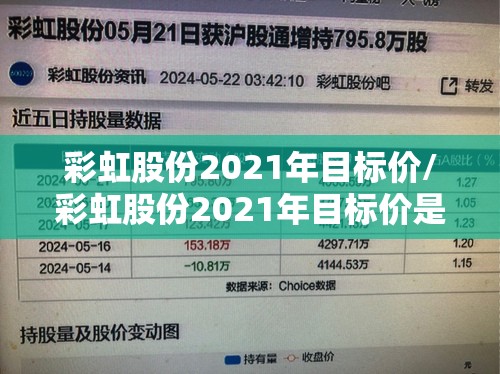 彩虹股份2021年目标价/彩虹股份2021年目标价是多少 彩虹股份2021年目标价/彩虹股份2021年目标价是多少